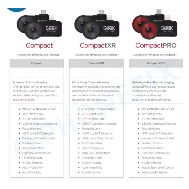 For Seek Thermal Imaging Camer - Seek Compact Pro Android recension och pris
