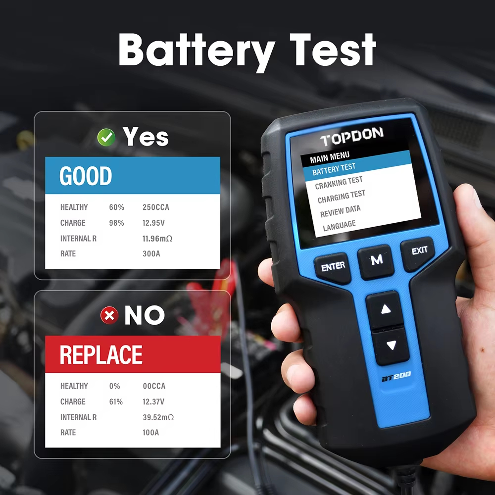 TOPDON BT200 Digital Battery A - Topdon Tc001 Thermal Camera recension och pris