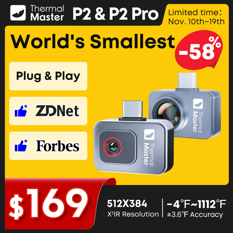 P2//P2Pro Thermal Imager 15X Z - Infiray P2 Pro Macro Lens recension och pris
