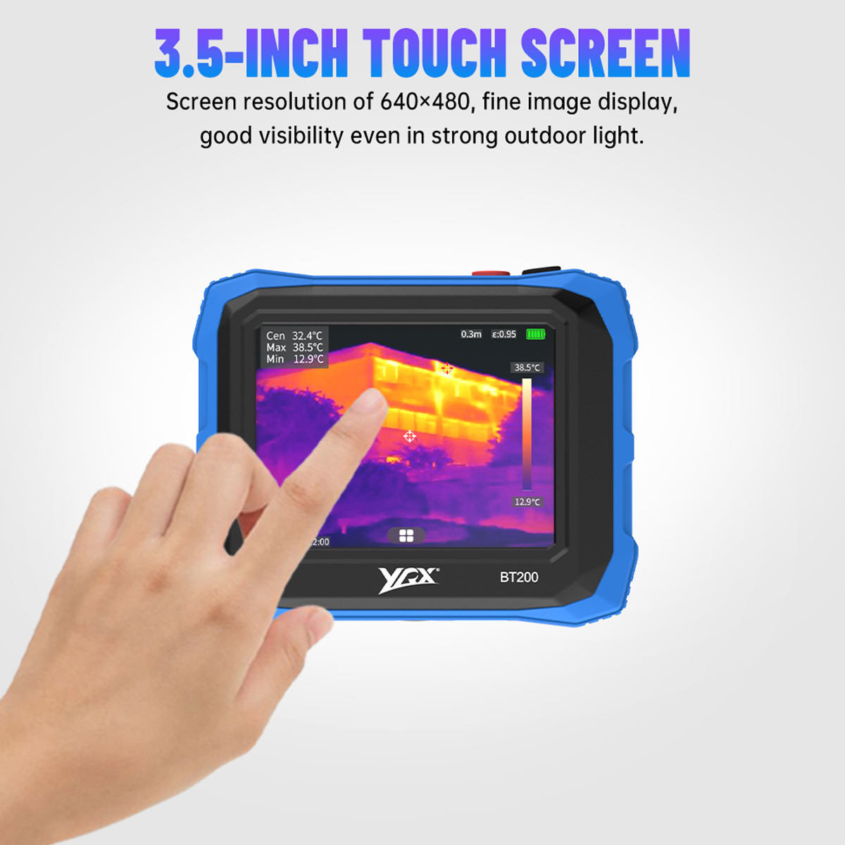 YRX BT200 Flat Panel Thermal I - Thermal Imaging Camera 256X192 recension och pris