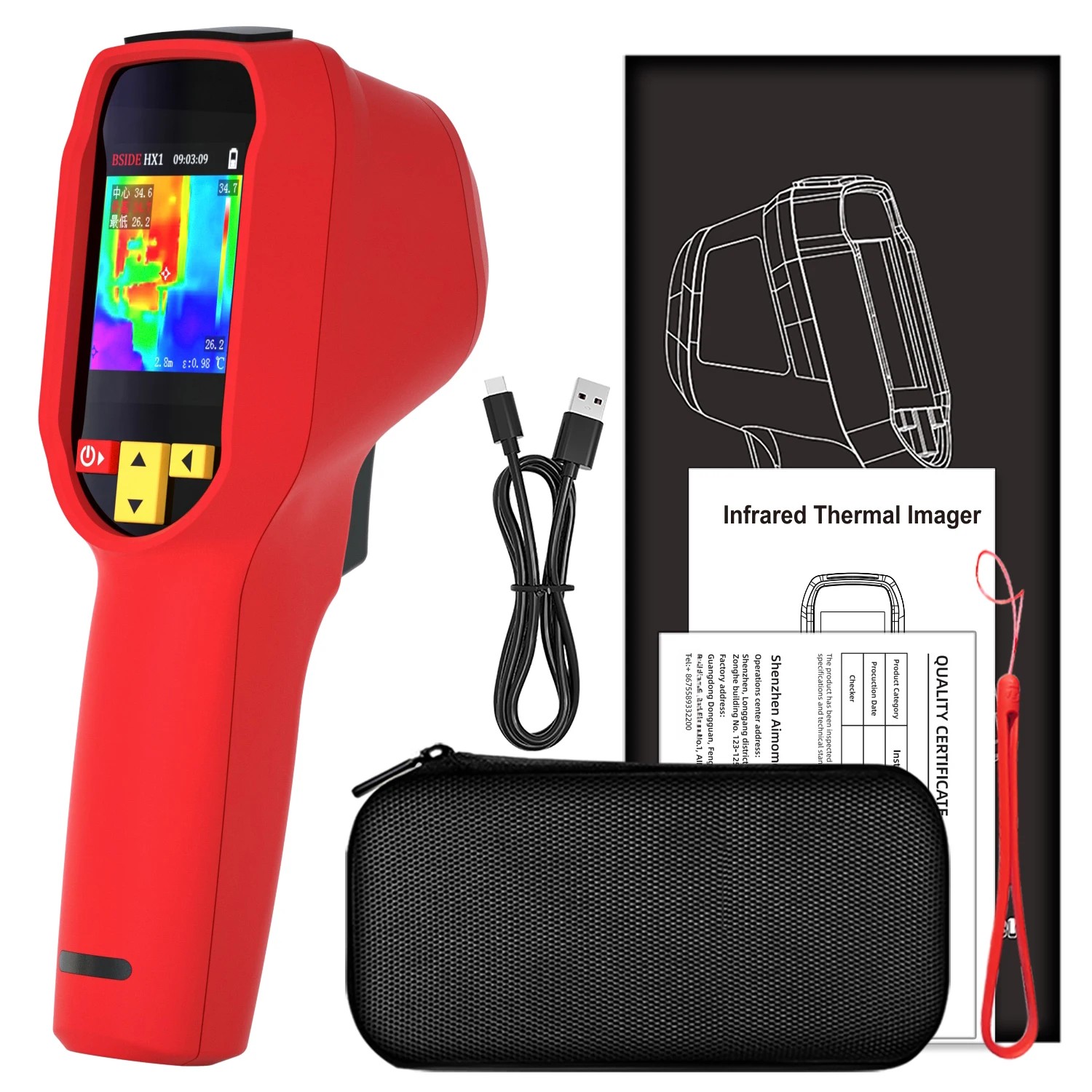 BSIDE HX1 240X240 Thermal Imag - Thermal Imager Pcb Repair recension och pris