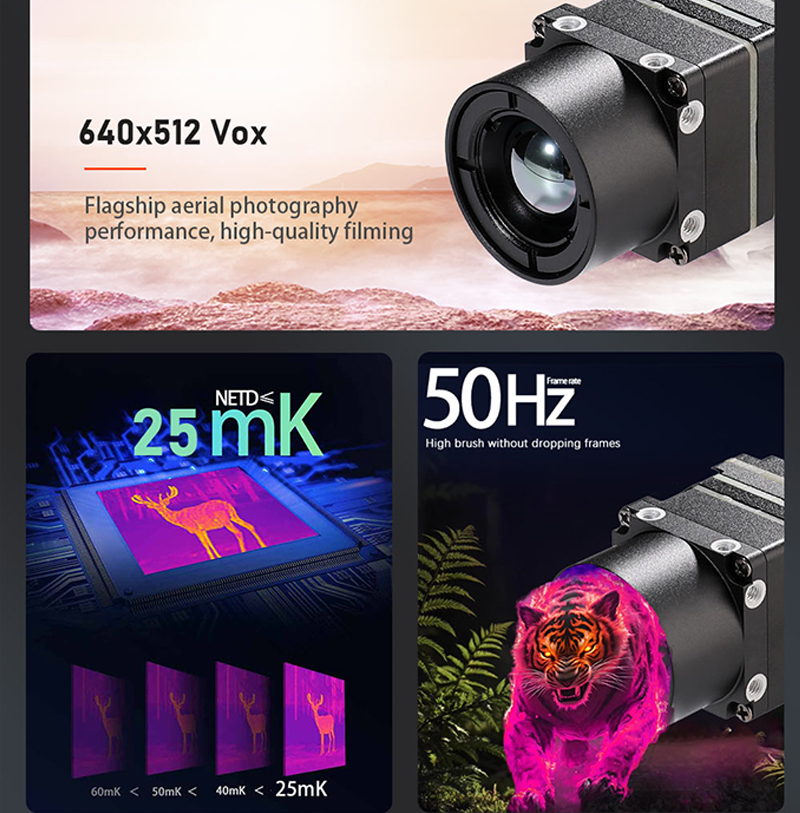 New Arrival 640x512 FPV Drone  - Hunting Thermal Imaging Scope recension och pris
